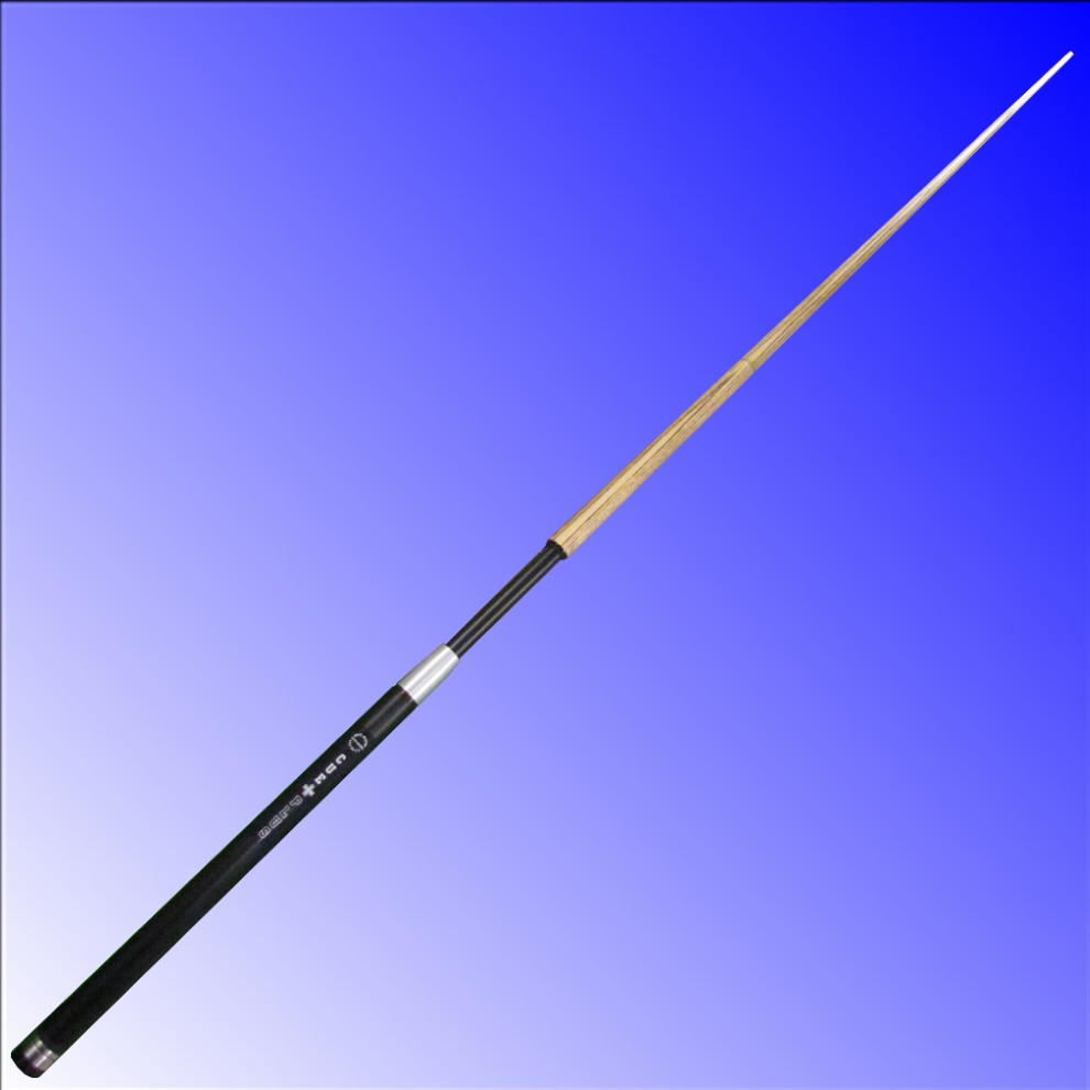Cueplus `57 AW` extendable snooker cue silver cap - open