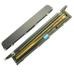 2 piece 3 section cue case to hold a snooker cue and Blueray