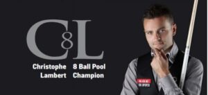 Pool Player Christophe Lambert Logo