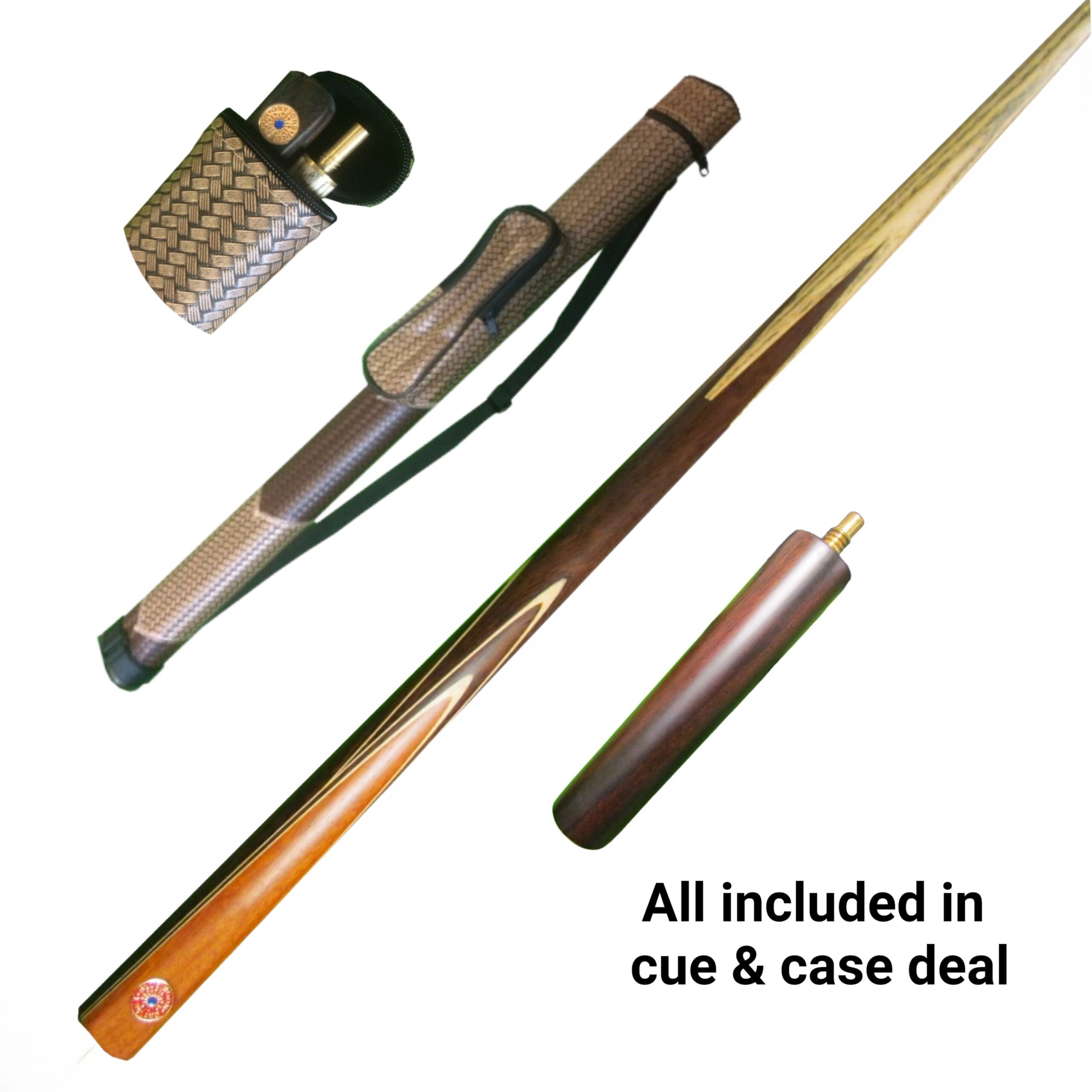 Emoor 2pc snooker and pool cue